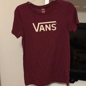 vans burgundy shirt!